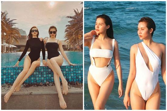 Chuộng áo tắm khoét quá hông nhưng Huyền Lizzie đã tiết chế tạo dáng đỡ phản cảm rồi!