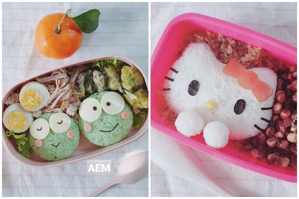 Mẹ đảm 8x với những hộp cơm bento siêu dễ thương dành cho con gái đi học mỗi ngày-3