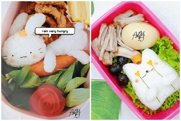 Mẹ đảm 8x với những hộp cơm bento siêu dễ thương dành cho con gái đi học mỗi ngày-7