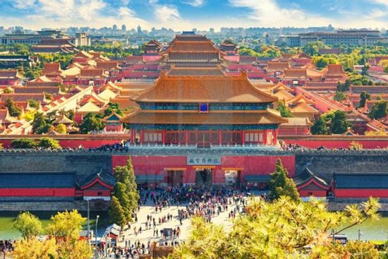 Mùa thu vàng ở Tử Cấm Thành