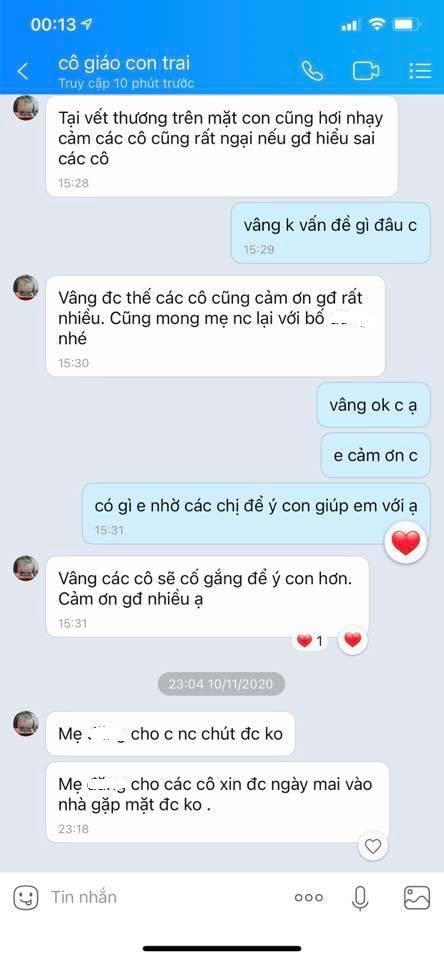 Bé 21 tháng bị cô giáo tát tím mặt, dấu tay in rõ trên má vẫn nói dối bị bạn cào-1