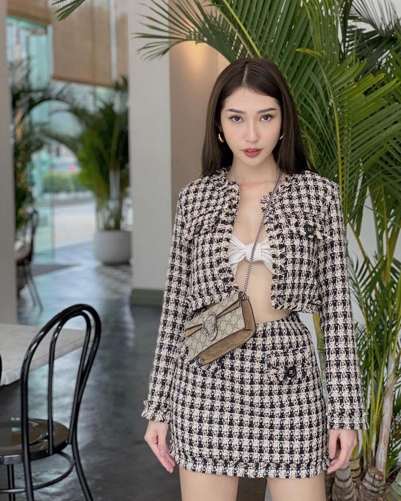 Hà Thu lăng xê xu hướng tweed - Ninh Dương Lan Ngọc khoe dáng cực nuột-4