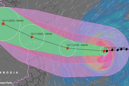 Bão số 13 đổ bộ miền Trung ngày 15/11