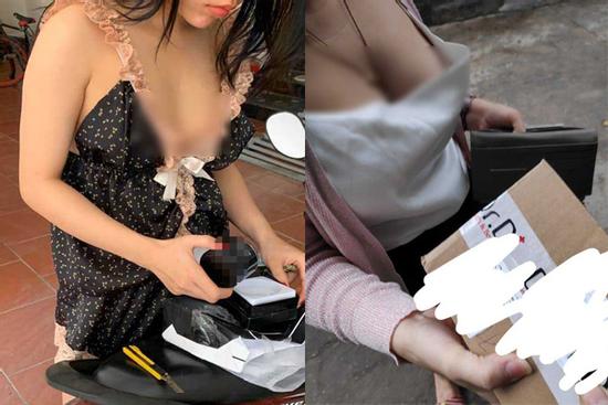 Đi giao hàng, shipper không dám ngẩng mặt nhìn vì khách nữ diện đồ quá hớ hênh
