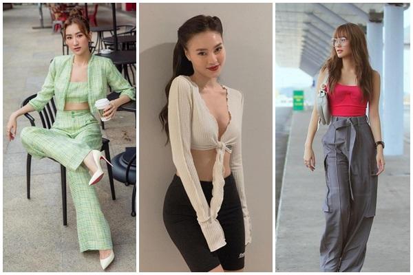 Ninh Dương Lan Ngọc diện áo bra ngắn cũn không bằng 1 gang tay-8