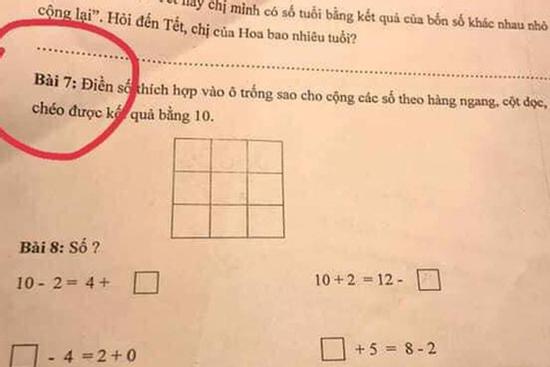 Tranh cãi kịch liệt đề học sinh giỏi toán lớp 1 phải sử dụng kiến thức cấp 3 để giải