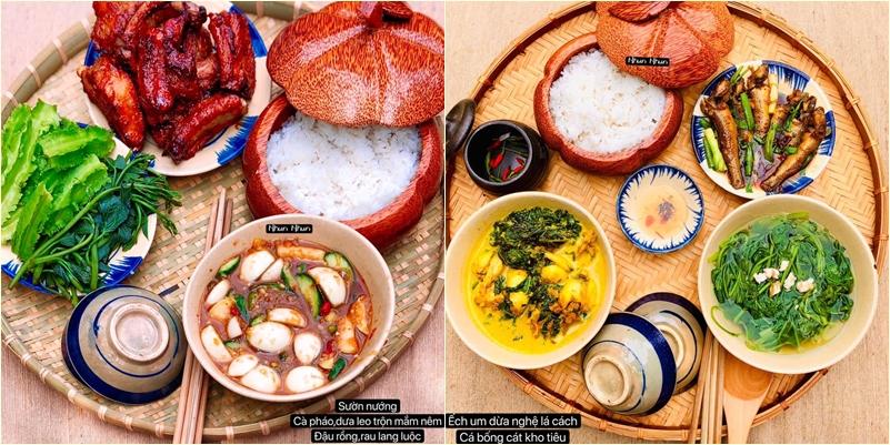 Cả nhà chấm điểm 10 cho loạt mâm cơm đầy ắp vị quê của gái đảm 9X-8