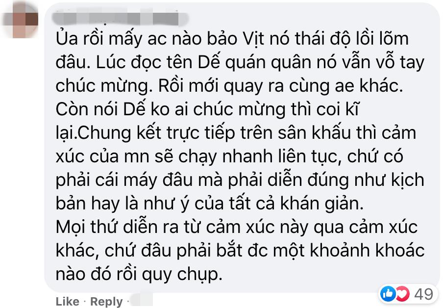 Xuất hiện clip chứng minh khán phòng không im lặng khi Dế Choắt giành Quán quân-8