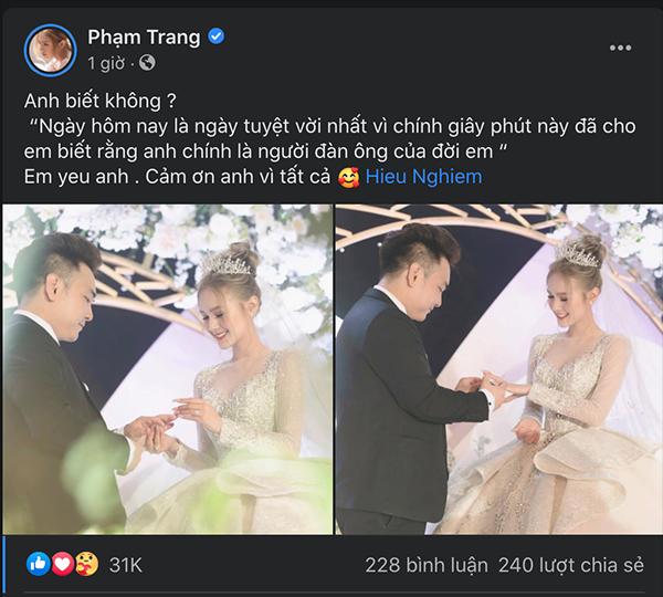 Xoài Non khoe liền 2 bức ảnh đẹp nhất khi diện váy cưới 28 tỷ trong hôn lễ với Xemesis-2