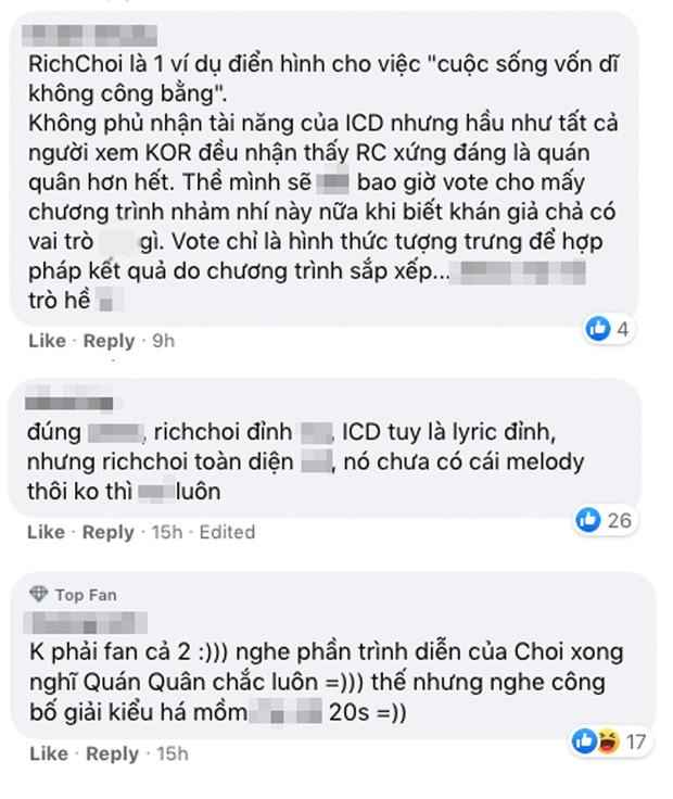 Á quân King Of Rap RichChoi vì sao chỉ chúc mừng Quán quân Rap Việt?-7