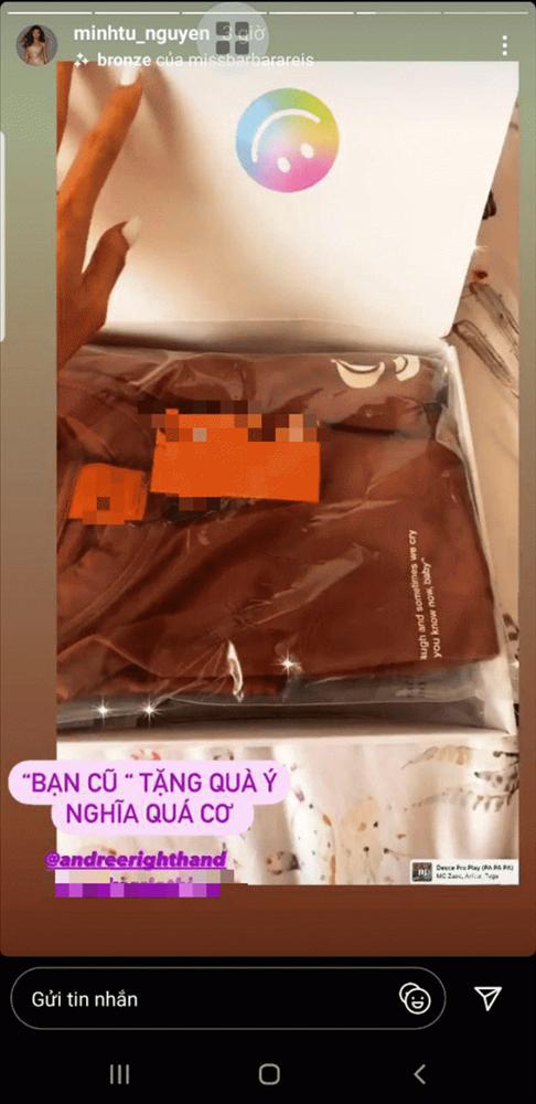 Vừa được tặng áo nhạy cảm, Minh Tú lại đi giày đôi với rapper Andree, họ đã tái hợp ư?-8