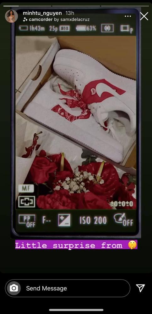 Vừa được tặng áo nhạy cảm, Minh Tú lại đi giày đôi với rapper Andree, họ đã tái hợp ư?-4