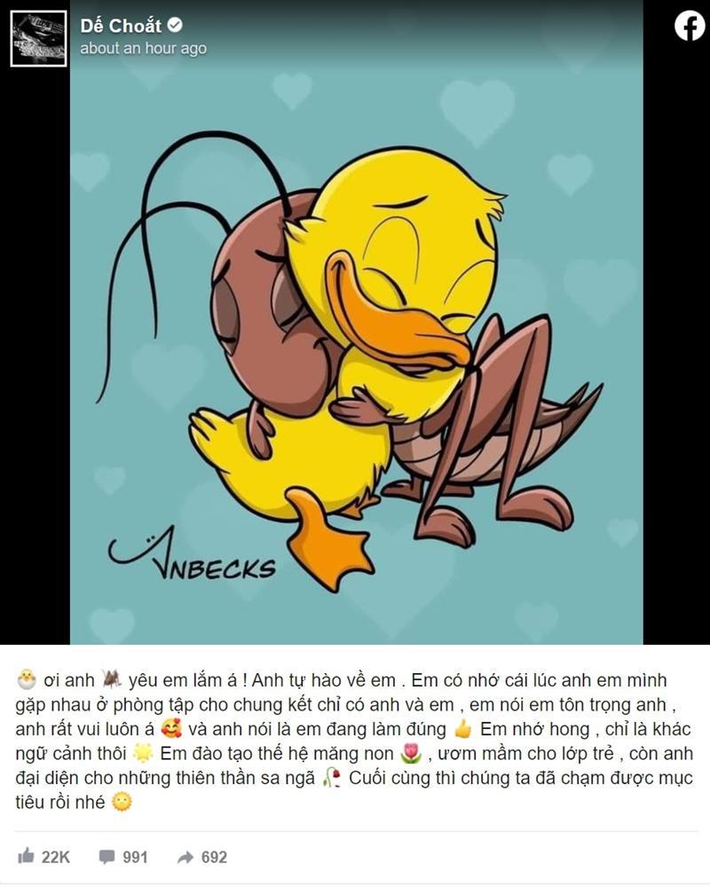 Mặc tranh cãi, Dế Choắt gửi lời yêu thương đến GDucky: Anh tự hào về em-2