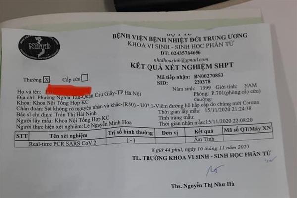 Bệnh nhân ở Hà Nội âm tính với SARS-CoV-2-1