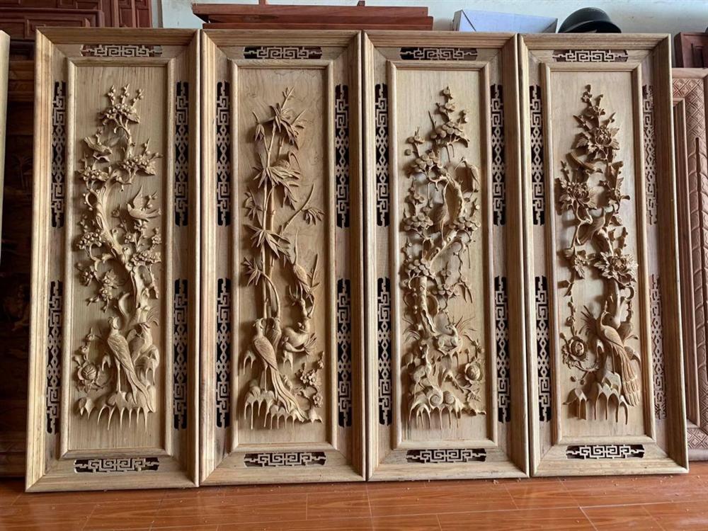 9 mẫu tranh gỗ treo tường phòng khách đẹp, hợp phong thủy-1