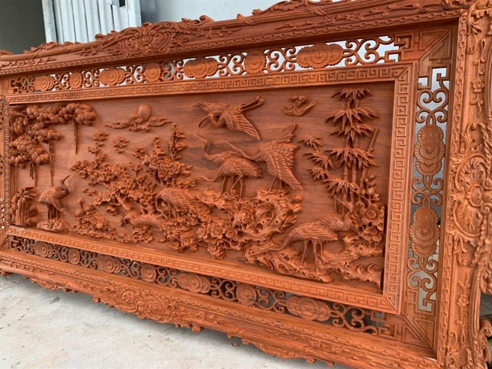 9 mẫu tranh gỗ treo tường phòng khách đẹp, hợp phong thủy-2