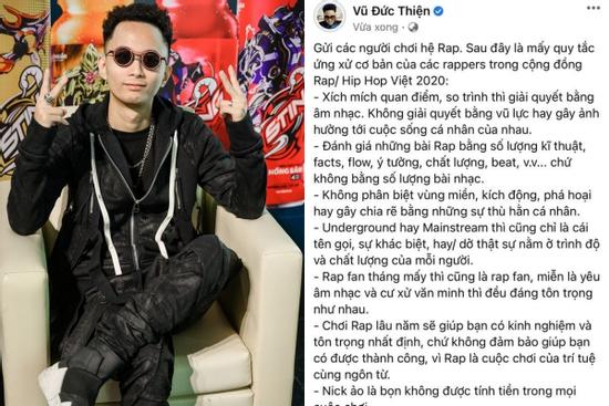 Rhymastic nhận thua đều Torai9, yêu cầu văn minh sau trận 'beef' ngang cơ