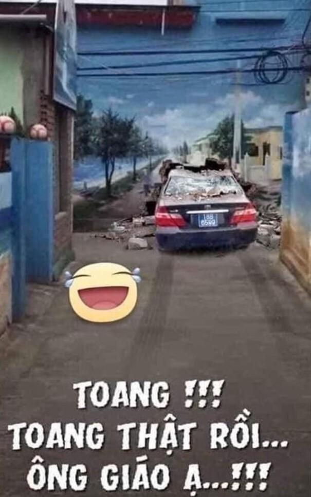 Cú lừa tranh 3D khiến tài xế dở khóc dở cười, trách ai bây giờ, trách mình đen-2