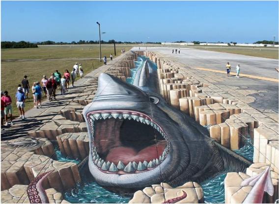 Cú lừa tranh 3D khiến tài xế dở khóc dở cười, trách ai bây giờ, trách mình đen-7