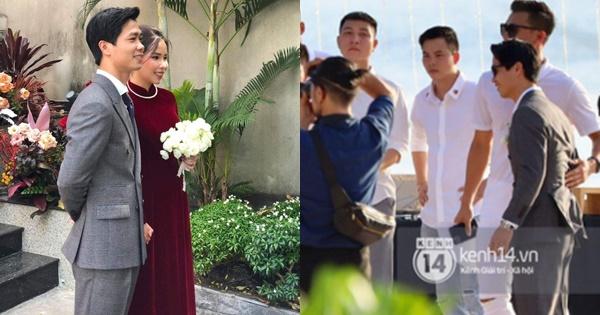 Đám cưới Công Phượng ở Phú Quốc: Chú rể lộ diện, mặc lại bộ vest ở lễ xin dâu-1