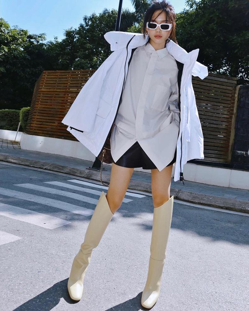 Linh Ka khoe vòng 3 mướt mắt - Chi Pu phô diễn eo không chút mỡ thừa-8