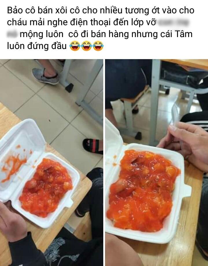 Lỡ mồm Cô ơi cho con thêm tương ớt và cái kết không nhìn thấy xôi đâu-1