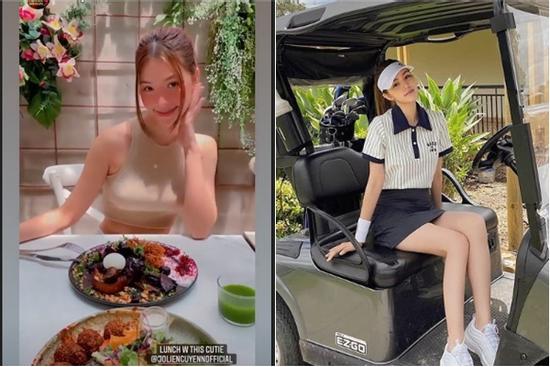 Jolie Nguyễn liên tục xuất hiện tươi như hoa sau ồn ào chấn động