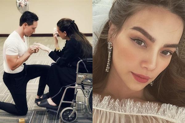 Kim Lý quấn quýt con gái Lisa, khoảnh khắc cha con nắm tay gây thích thú-6