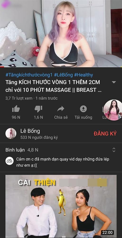 Hot Tiktoker Lê Bống nâng ngực vẫn quay clip dạy massage tăng size vòng 1-2
