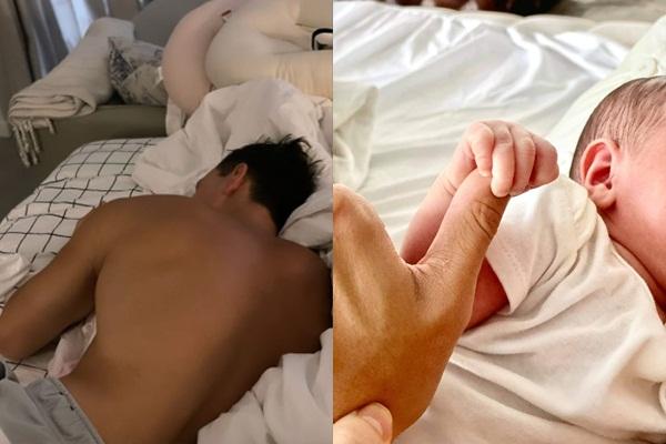 Dung mạo chuẩn bố bỉm sữa của Kim Lý sau 1 tháng chăm con sinh đôi-7