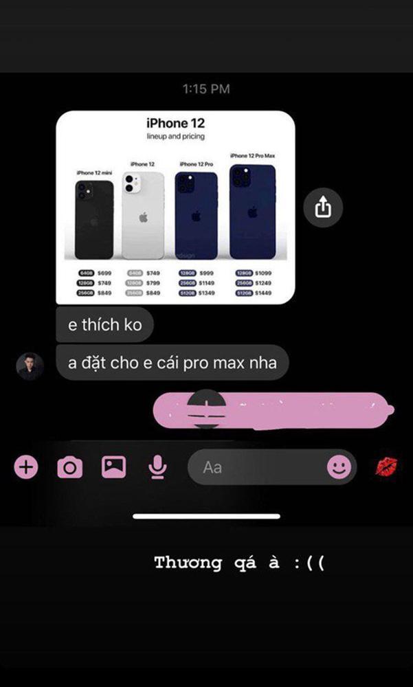 Không hứa suông, Tống Đông Khuê tặng bạn gái iPhone 12 Pro Max siêu xịn-1