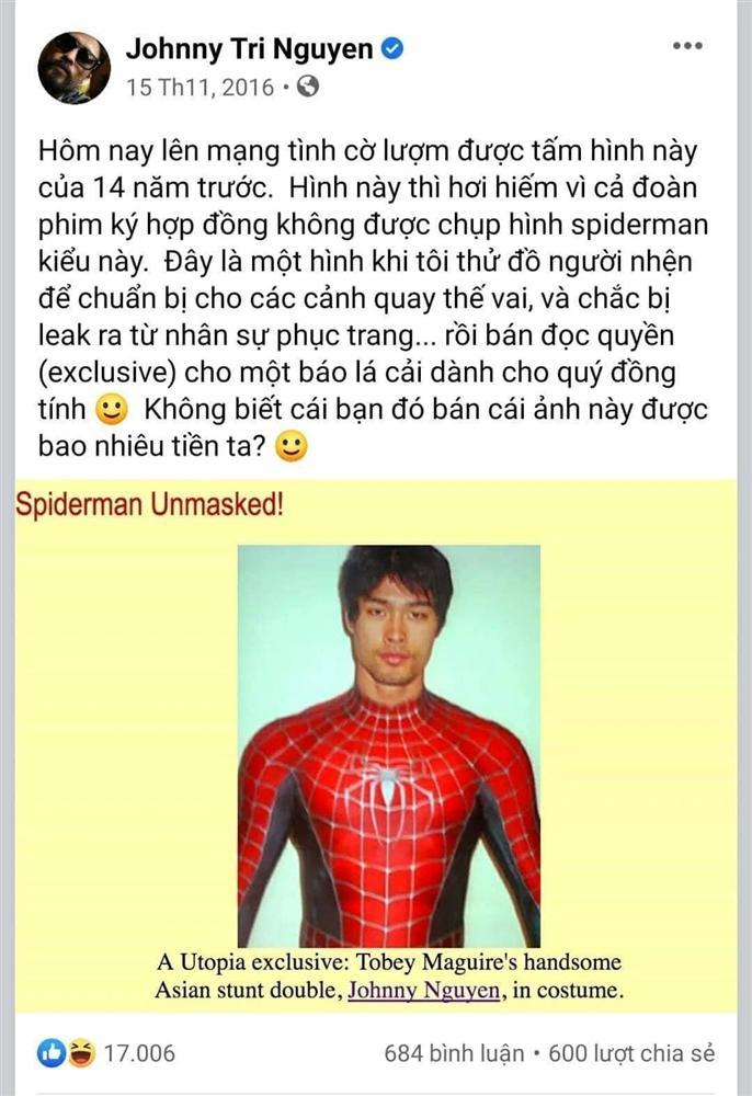 Johnny Trí Nguyễn từng bắt ekip mua đồ lót mới chịu đóng thế vai Spiderman-1
