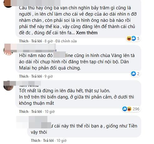 Thí sinh Hoa hậu Việt Nam diện áo dài in hình dàn cầu thủ U23 Việt Nam gây tranh cãi-8