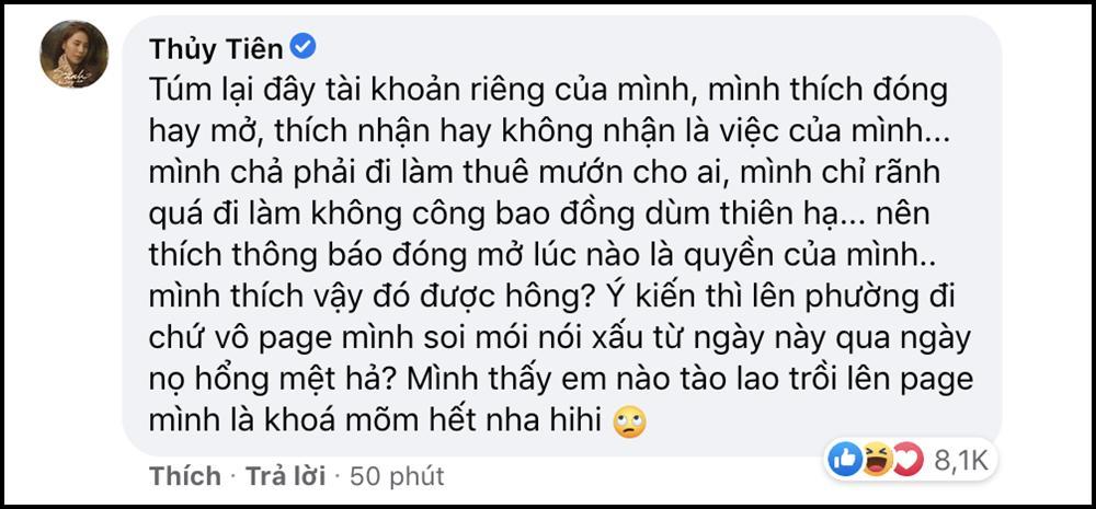 Thủy Tiên nhận rổ gạch đá khi đáp trả antifan chuyện đóng mở tài khoản cứu trợ-2