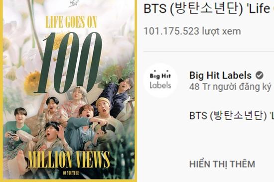 'Life Goes On' của BTS kéo dài chiến tích Youtube, vượt mặt luôn sản phẩm mới nhất của BlackPink