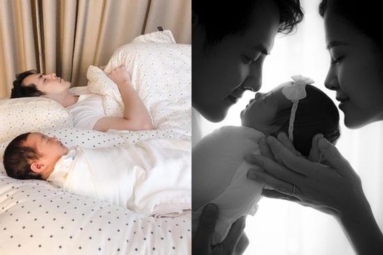 Ảnh rõ mặt con gái Đông Nhi: Dân mạng phán 'giống bố như đúc'