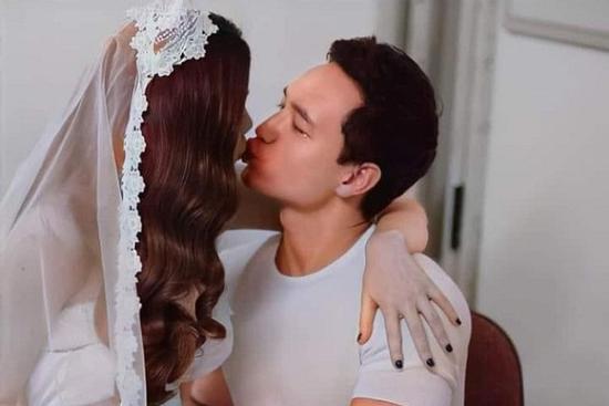 Khoảnh khắc Hồ Ngọc Hà khóa môi Kim Lý khi chụp ảnh cưới