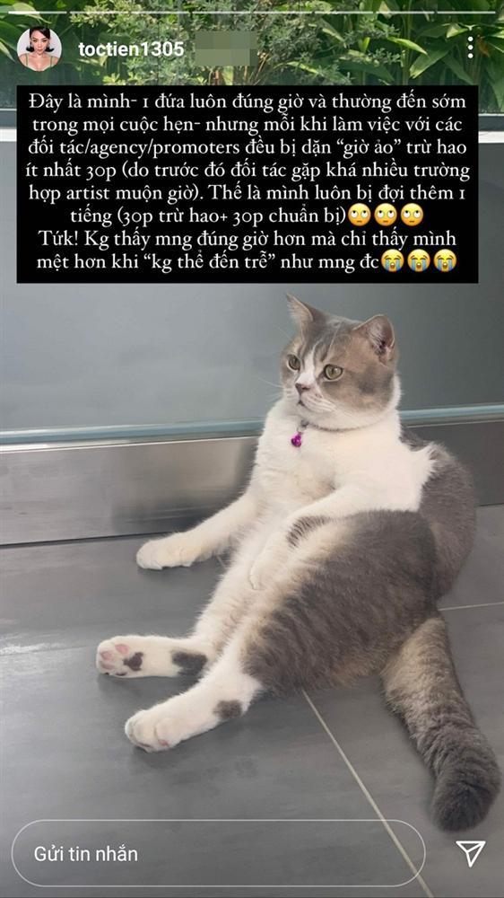 Nhiều nghệ sĩ có thói quen trễ giờ báo hại Tóc Tiên-1