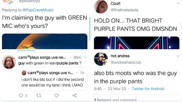 Vì sao V BTS có biệt danh chàng trai quần tím và chàng trai mic xanh-9