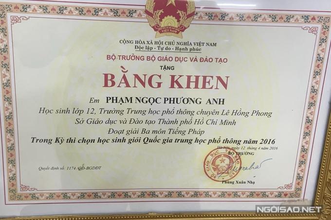 Hé lộ bảng điểm học tập của Á hậu 1 Phương Anh-6