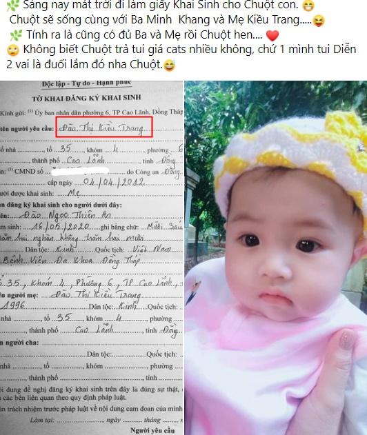 Người đàn ông Việt Nam mang thai làm giấy khai sinh cho con gái, bất ngờ với tên người mẹ-1