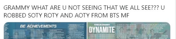 BTS lập thêm kỳ tích mới nhưng ARMY lại tố ban tổ chức Grammy ăn cắp đề cử của nhóm-5