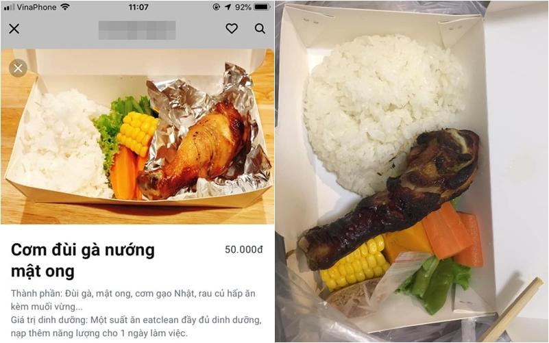 Cô nàng đặt bánh đa giá 40k, nhận về suất ăn có vài miếng cá teo tóp chẳng bõ dính răng-3