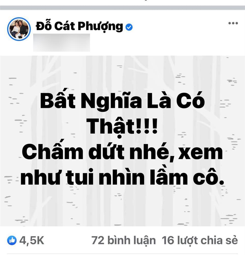 Bị nghi đá xéo Thủy Tiên bất nghĩa, Cát Phượng nói gì?-1