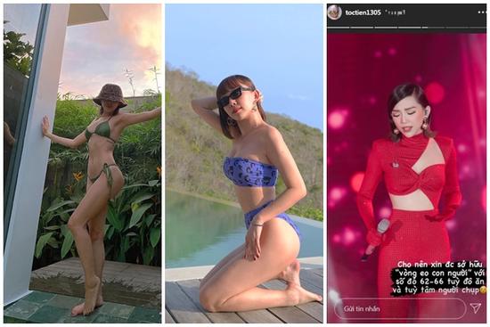 Tóc Tiên mặc bikini khoe đường cong bốc lửa khiến fan toát mồ hôi