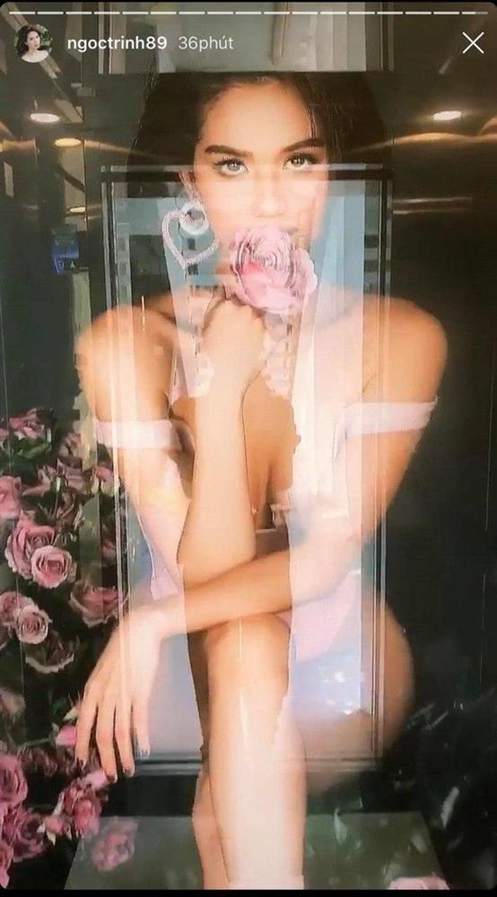 Ngọc Trinh lộ dấu vết hickey khi đăng ảnh bán khỏa thân-4