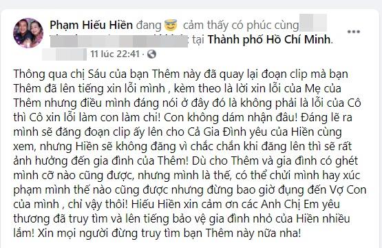 Diễn biến mới của vụ việc vợ Hiếu Hiền bị gạ gẫm qua đêm-1