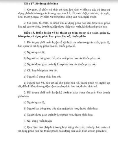 Từ năm 2021: Người dân được bắn pháo hoa dịp Tết, sinh nhật, cưới hỏi-1