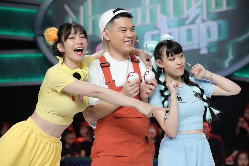 Lan Ngọc hôn môi Lâm Vỹ Dạ và những trò lố trên game show Việt-5