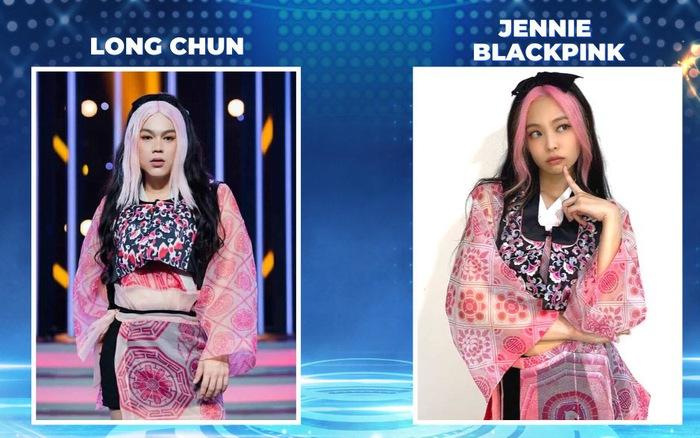 Hot Tiktoker Long Chun gây sốt với màn hóa trang Jennie BLACKPINK phiên bản nặng ký-6